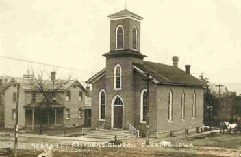 German Frieden church, Elkader, ca1907