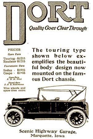 Dort Touring car - 1921