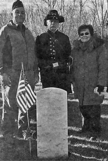 L-R: Harvey Ungerer, Major Ken Draper,Phyllis  Holmstrom 