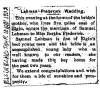 Samuel Lehmand-Bertha Frederick, Elgin Echo, 10 Apr 1902