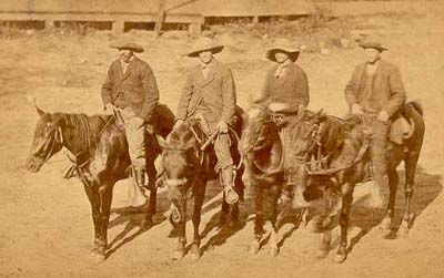 James Harvey Tobias, 2nd from left, ca1880