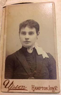 unknown woman, Hampton, Iowa - photographer Upson