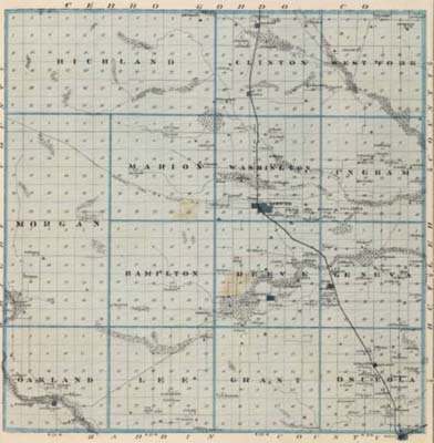 Franklin co. twps - 1875 Andreas Atlas of the State of Iowa