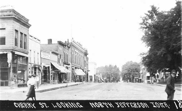 Cherry St. Looking North, Jefferson, Iowa