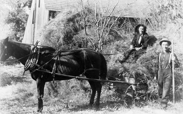 Ralph and Goldie, Jefferson, Iowa circa 1910