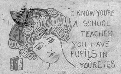 Postcard - I know you are a teacher!