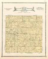 Cass Township Plat Map 1922