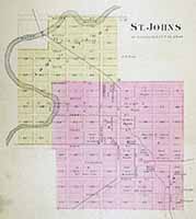 Map of St. John's 1884