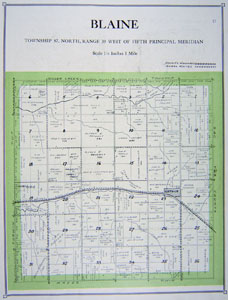 Blaine Township, 1920