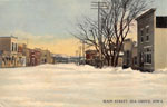 Main street in winter