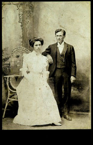 unknown woman and man