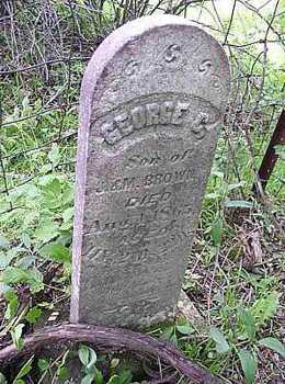 Brown Gravestone, Jones County, Iowa