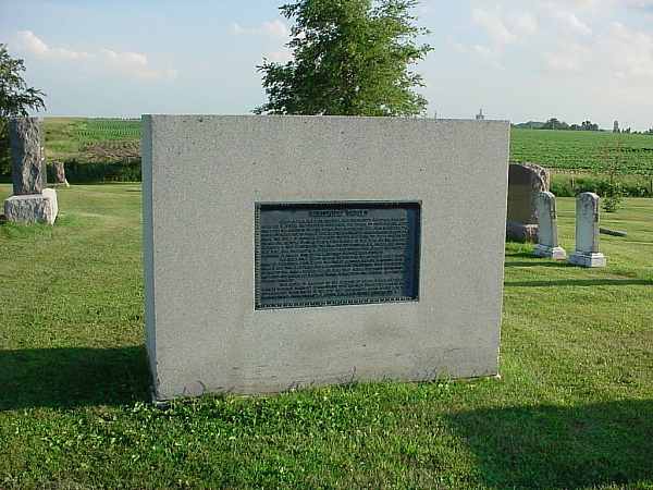 Norwich Cemetery, Soper Memorial, Jones County, IA