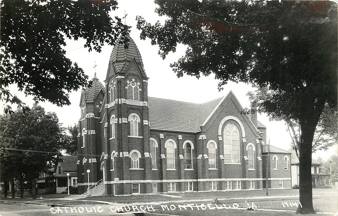 Monticello Catholic Church, Monticello, Iowa