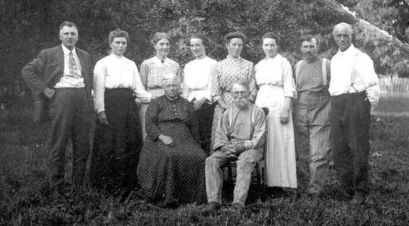 Moritz and Alice Kruse and Children