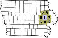 Neighboring Counties Map