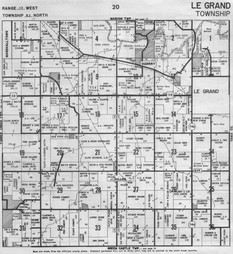 LeGrand Township, Marshall County, Iowa