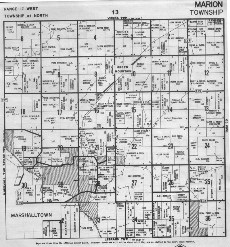 Marion Township, Marshall County, Iowa