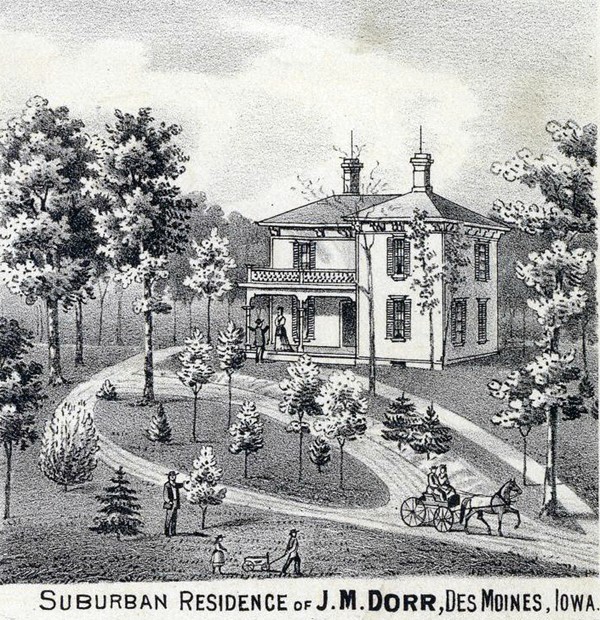 J. M. Dorr Residence, Polk County, Iowa