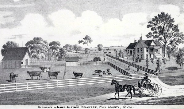 J. Justice Residence, Polk County, Iowa