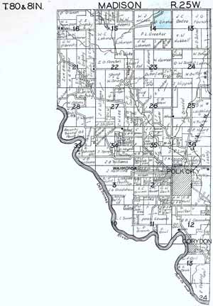 Madison Township, Polk Co., Iowa 1930 Hixson