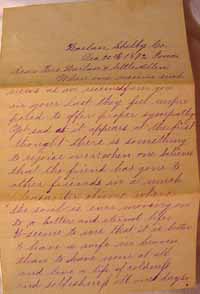 Charles Nelson Greene Letter 1