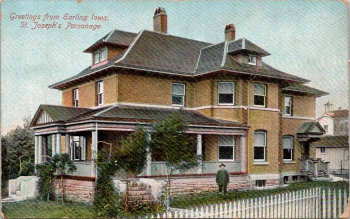 St. Joseph's Parsonage, Earling, Shelby County, Iowa