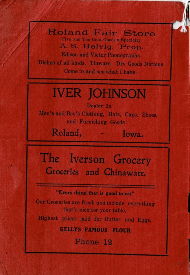 1913 Roland Telephone Directory image 02