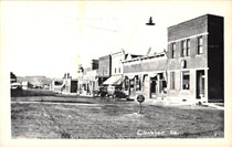 main street, Clutier, IA