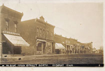 west side of main street, Dysart