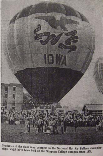 balloon at Simpson College