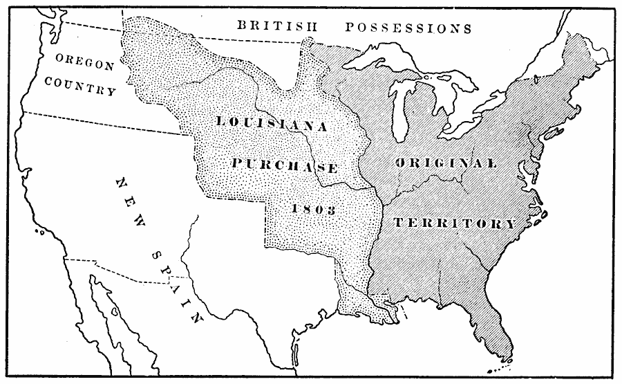 Lousiana Purchase Map