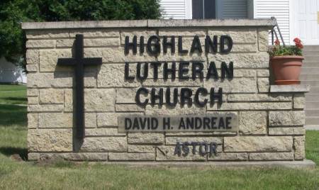 Highland Lutheran Cemetery Photo by Bill Waters