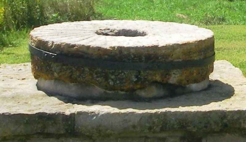 Springwater cemetery Millstone Photo - photo Bill Waters