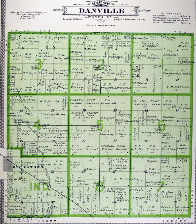 Danville Township, 1913