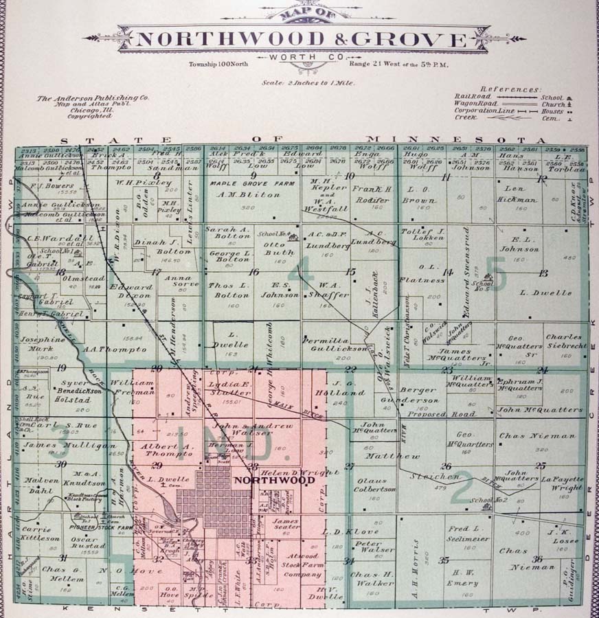 Grove Township, 1913