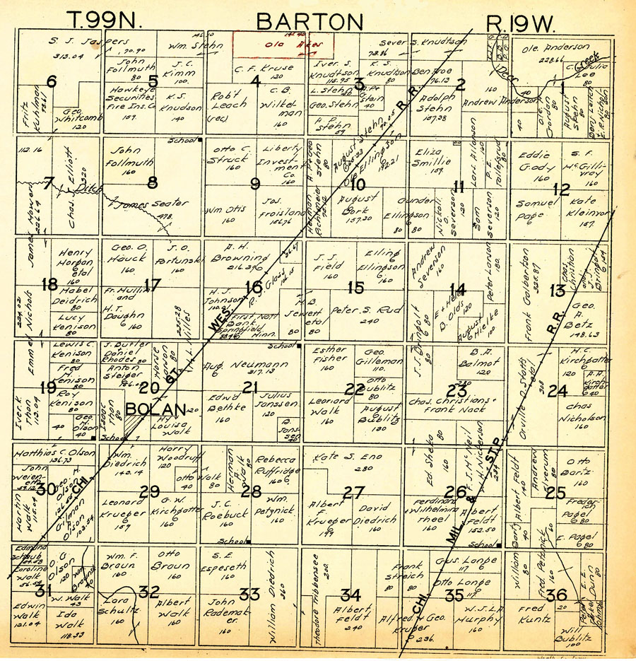 Barton Township,l 1930