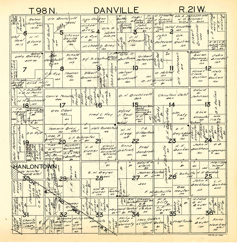 Danville Township, 1930