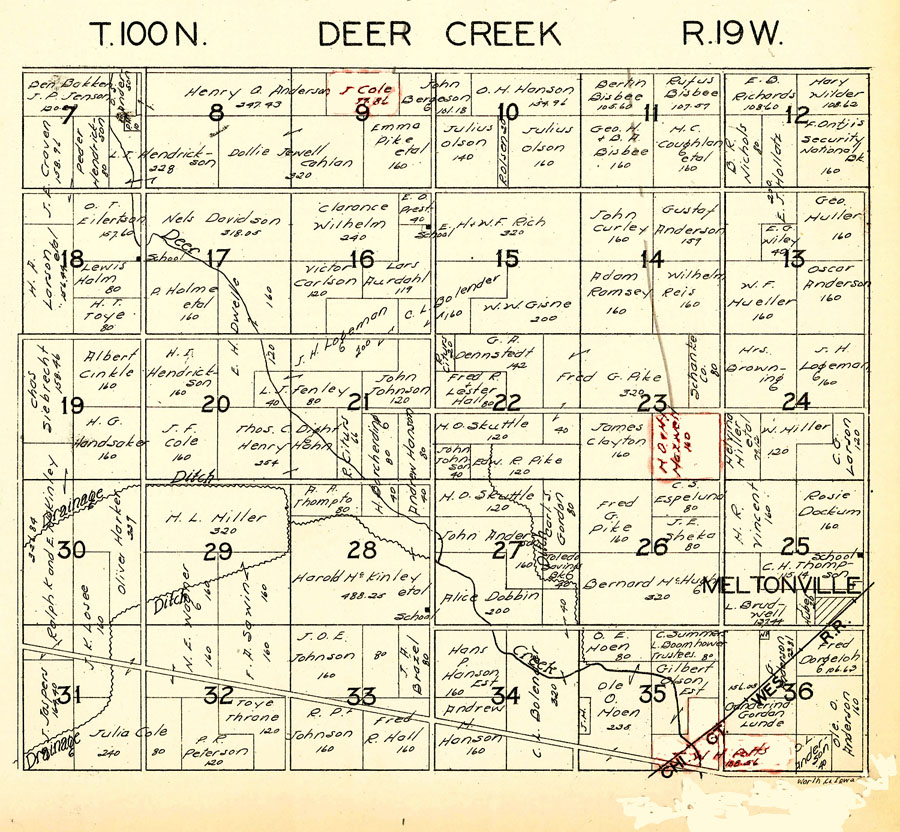 Deer Creek Township, 1930