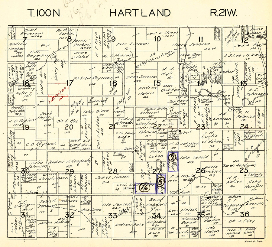 Hartland Township, 1930