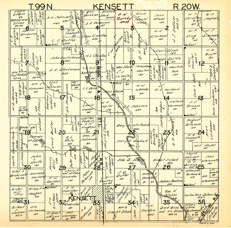 Kensett Township, 1930